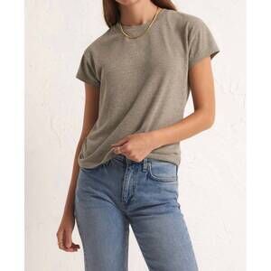 NEW Z SUPPLY modern tri blend crew neck tee in willow